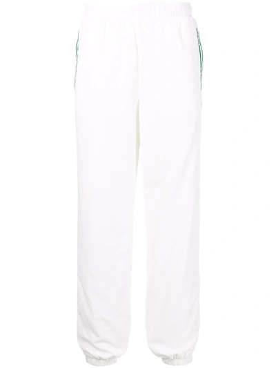 Casablanca Par Avion Logo-patch Track Trousers In White