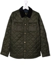 Barbour Quilted-effect Jacket In Green