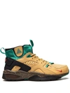 Nike Acg Air Mowabb Suede, Neoprene And Rubber High-top Sneakers In Neutrals