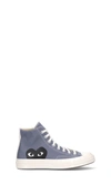Comme Des Garçons Play Grey Converse Edition Half Heart Chuck 70 Sneakers