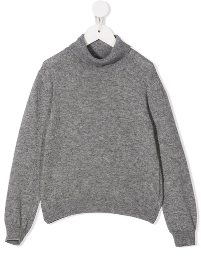 Fay Roll Neck Jumper In Grau