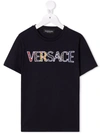 VERSACE APPLIQUE LOGO T-SHIRT