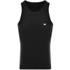 ARMANI COLLEZIONI EMPORIO ARMANI VEST LOUNGE T SHIRT BLACK