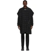 BURBERRY grey WOOL CASHMERE VINTAGE CHECK CAPE
