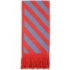 OFF-WHITE RED & BLUE ARROWS SCARF