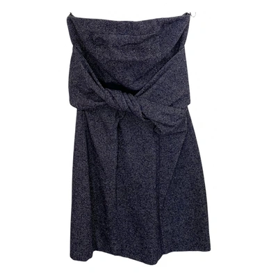 Pre-owned See By Chloé Wool Dress In Blue