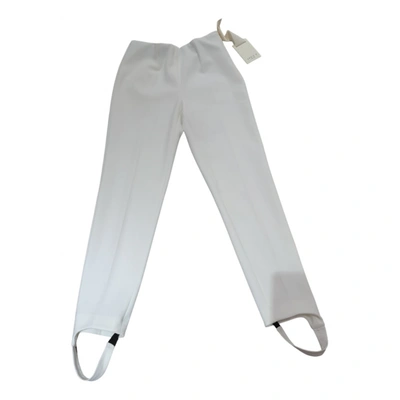 Pre-owned Annie P Trousers In White