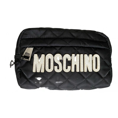Pre-owned Moschino Travel Bag In Black