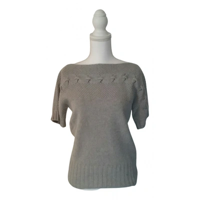 Pre-owned Lorena Antoniazzi Cashmere Jumper In Grey