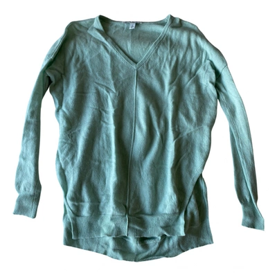 Pre-owned Autumn Cashmere Cashmere Jumper In Green