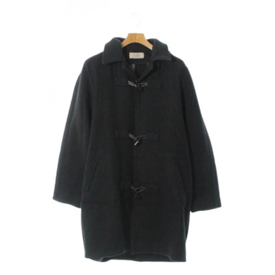 Pre-owned Maison Flaneur Wool Coat In Black