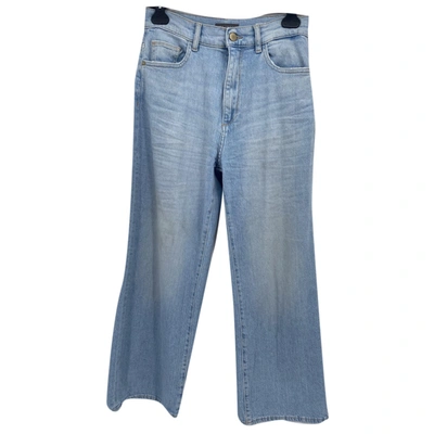 Pre-owned Dl1961 Straight Jeans In Blue