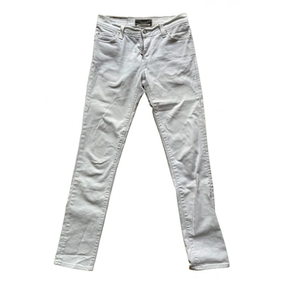 Pre-owned Levi's Slim Jeans In White