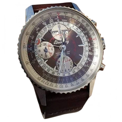 Pre-owned Breitling Navitimer Watch In Black