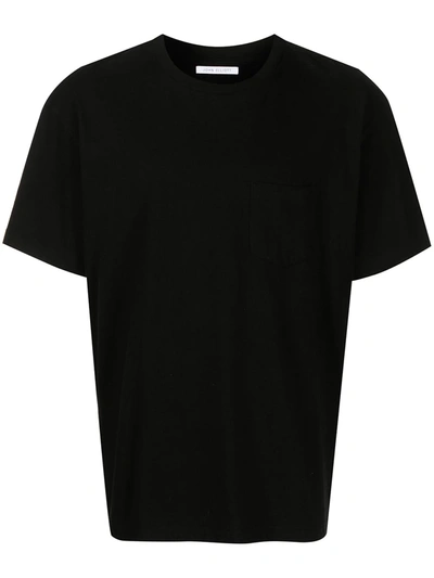 John Elliott Crew-neck Cotton T-shirt In Black