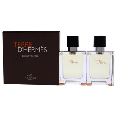 Hermes Terre D By  For Men - 2 Pc Gift Set 2 X 1.6oz Edt Spray In Pink