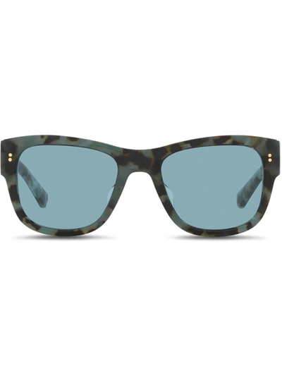Dolce & Gabbana Domenico Square-frame Sunglasses In Blau
