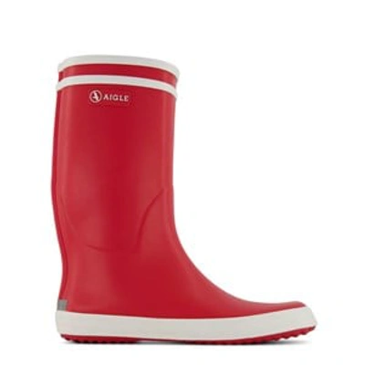 Aigle Red Lolly Pop Rain Boots