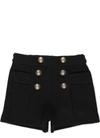 BALMAIN BALMAIN KIDS DOUBLE BREASTED SHORTS