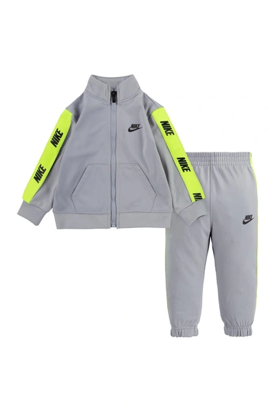 Nike Babies' 2-piece Tricot Tracksuit In Gryhth-cht