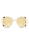 GUCCI 54MM OVERSIZED OVAL SUNGLASSES