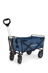 Wonderfold Utility Folding Wagon With Stand In Blue
