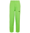 Ganni Software Isoli Jogger In Organic Green Jersey In Green