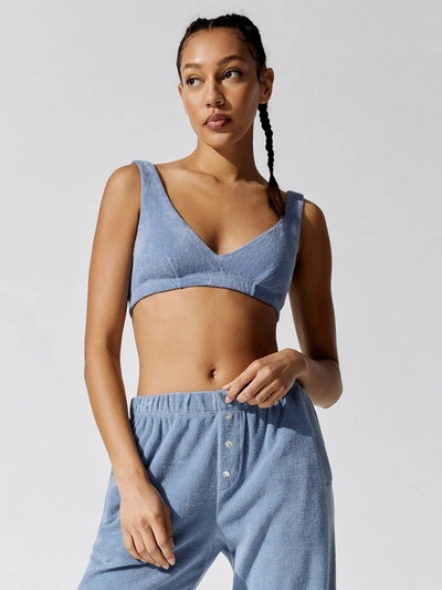 Donni Terry Bralette - Denim - Size S