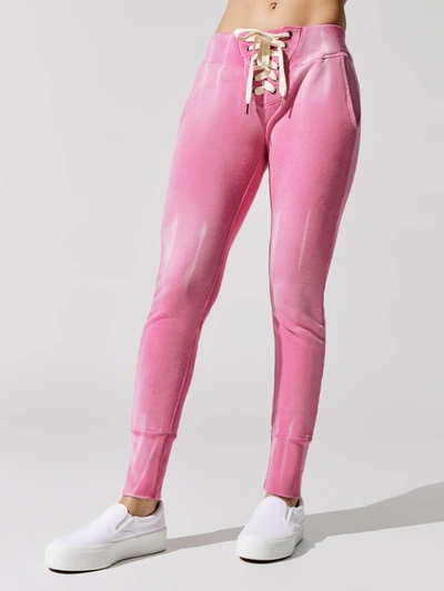 Nsf Maddox Sweatpant - Sunbleached Hot Pink - Size S