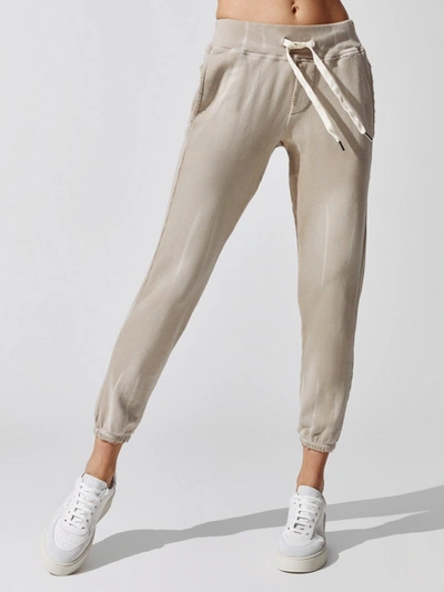 Nsf Sayde Slouchy Slim Sweatpant - Sunbleached Taupe - Size L