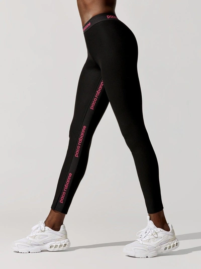 Paco Rabanne Pantalon Legging - Black/hot Pink - Size Xs | ModeSens