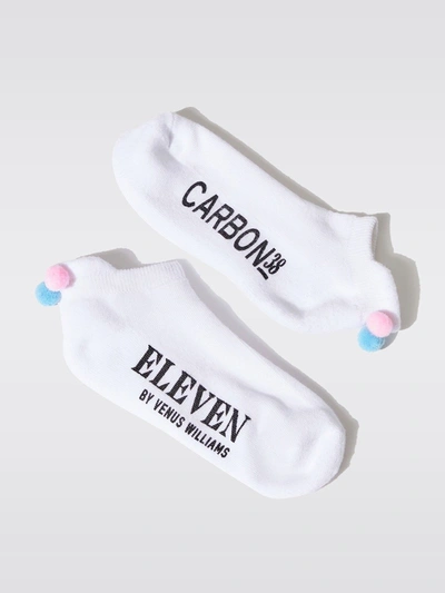Carbon38 X Eleven By Venus Williams Socks - White