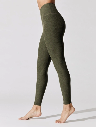 Beyond Yoga Spacedye Caught In The Midi High Waisted Legging - Eden Green - Size M