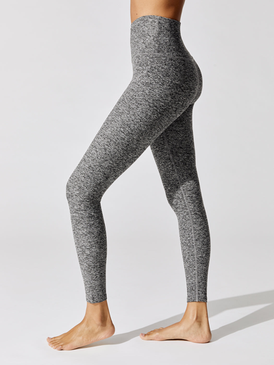 Beyond Yoga At Your Leisure High Waisted Legging In Black-white