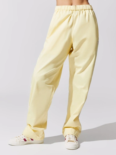 Adidas Originals By Wales Bonner Wb Gaberdine Track Pant - Mist Sun - Size Xs In Yellow