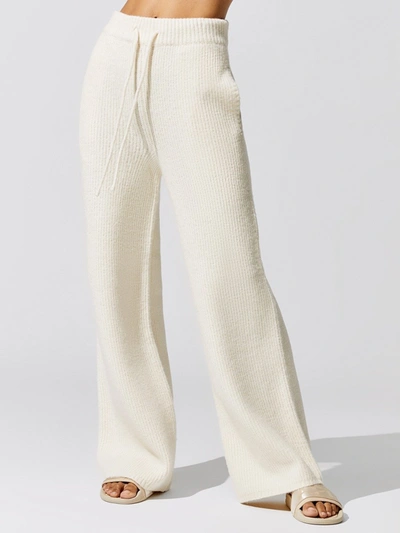 Carbon38 Sweater Pant - Natural White - Size S