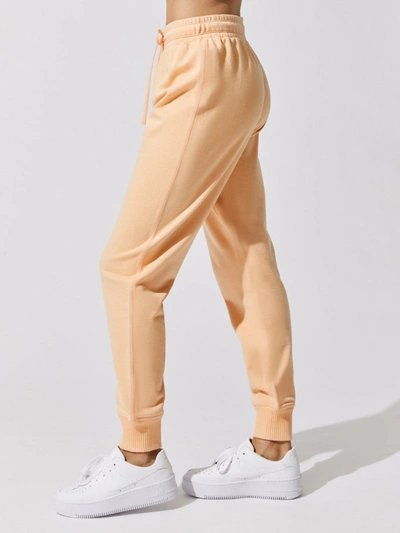 Carbon38 Skinny Jogger Pant - Peach - Size S