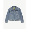 Off-white Logo-print Button-up Denim Jacket