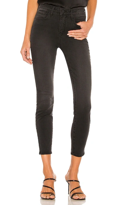 L Agence Margot High Rise Skinny In Charcoal