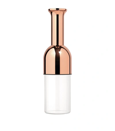 Eto Copper-tone Wine Decanter In Orange