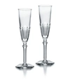 BACCARAT SET OF 2 HARCOURT EVE CHAMPAGNE FLUTES,14918679