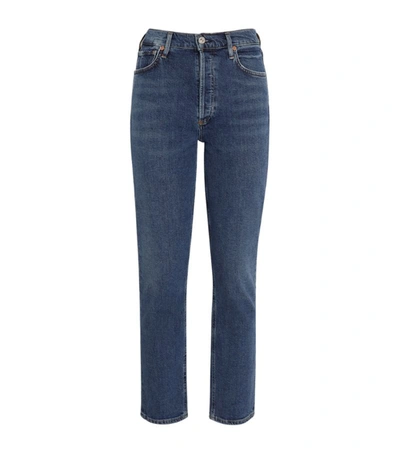 Citizens Of Humanity Charlotte High-rise Straight Jeans In Blue