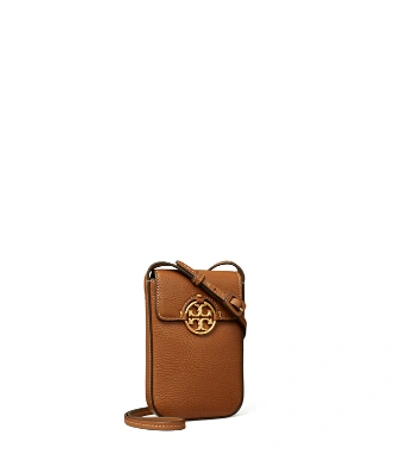 Tory Burch Miller Phone Crossbody In Light Umber