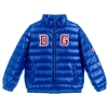 DOLCE & GABBANA DOLCE & GABBANA BOYS LOGO PUFFER JACKET,L4JBY9 HUMEM-08