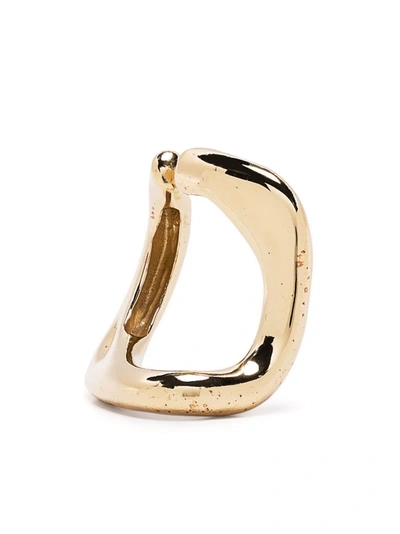 Beatriz Palacios Link Large Ear Cuff In Gold