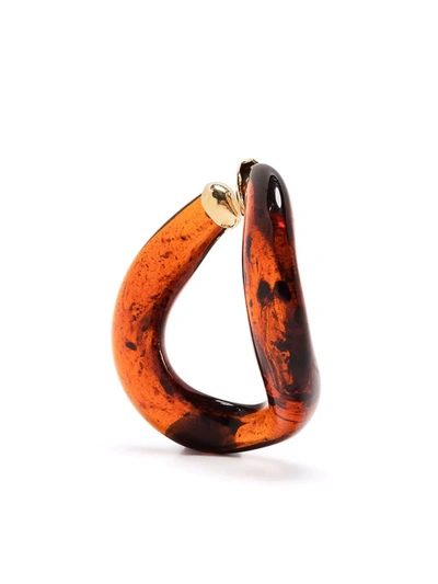Beatriz Palacios Magma Link Large Ear Cuff In Gold