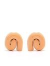 Uncommon Matters Nimbus Chunky Earrings In Nude