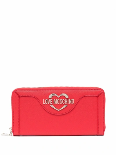 Love Moschino 心形logo钱包 In Red