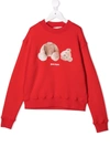 PALM ANGELS BEAR-MOTIF SWEATSHIRT