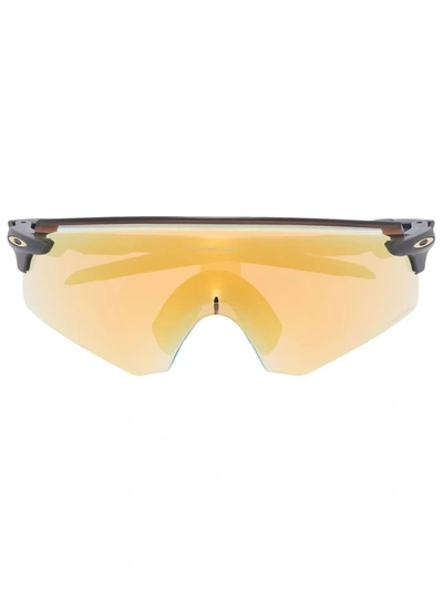 Oakley Encoder Wraparound-frame Sunglasses In Yellow